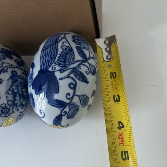Begonia Market Blue and White Decorative Easter Spring Eggs Bowl filler Summer - Picture 15 of 16